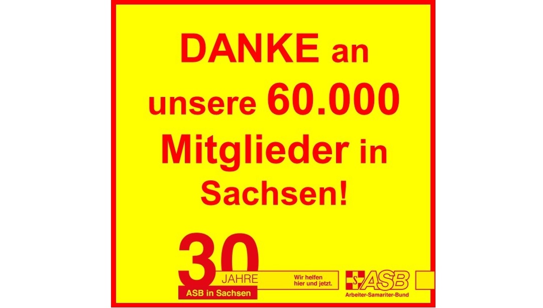 60.000 Samariter in Sachsen 