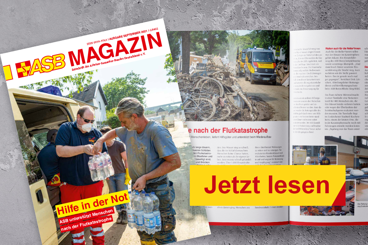 Das neue ASB Magazin ist erschienen