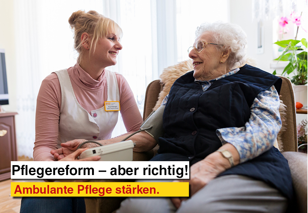 Der ASB fordert: Pflegereform - aber richtig!