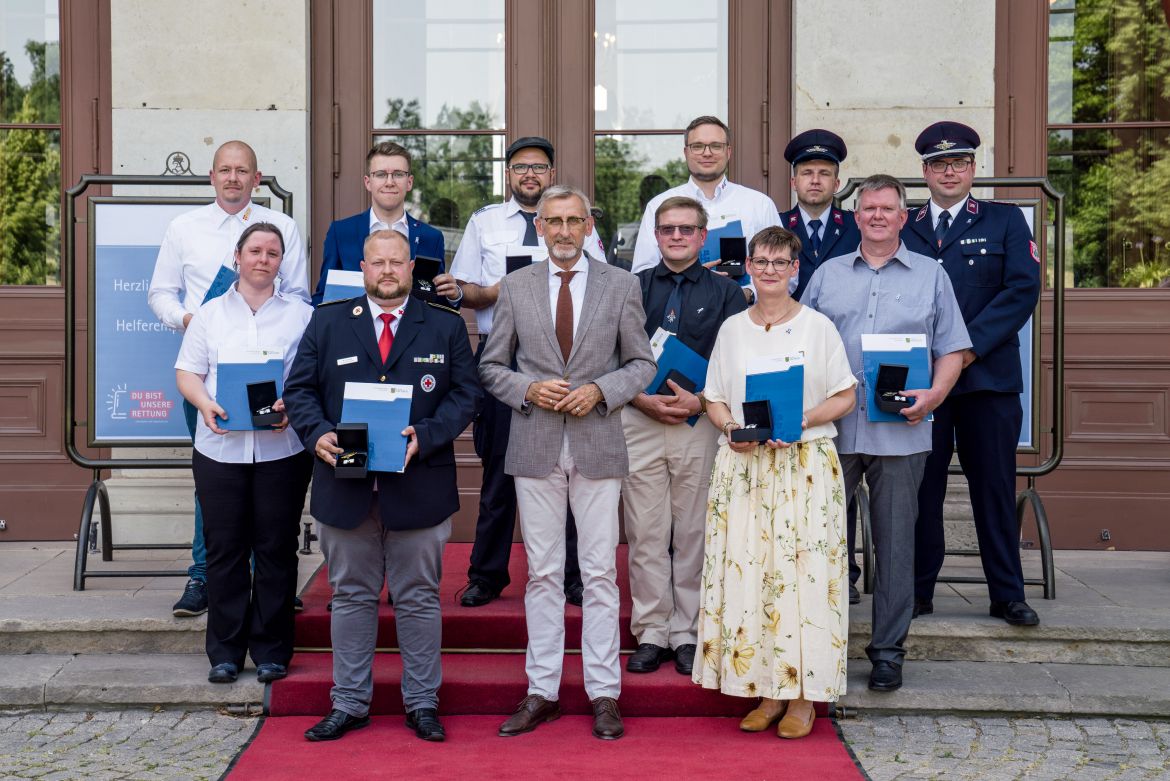 Helferempfang auf Schloss Albrechtsberg 2022